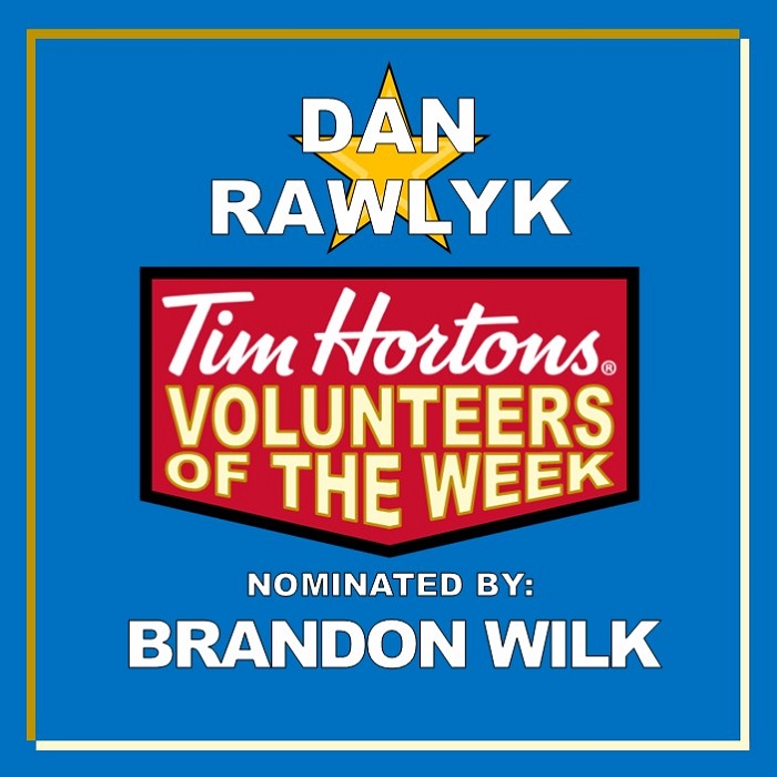 Dan Rawlyk nominated by Brandon Wilk