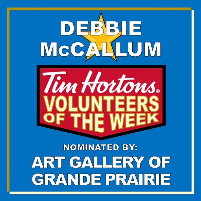 Debbie McCallum nominated by Art Gallery of Grande Prairie