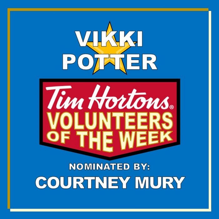 Vikki Potter nominated by Courtney Mury