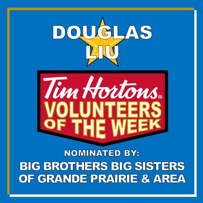 Douglas Liu nominated by Big Brothers Big Sisters of Grande Prairie & Area
