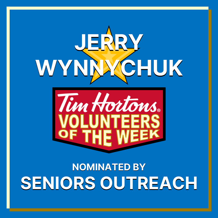 Jerry Wynnychuk nominated by Seniors Outreach