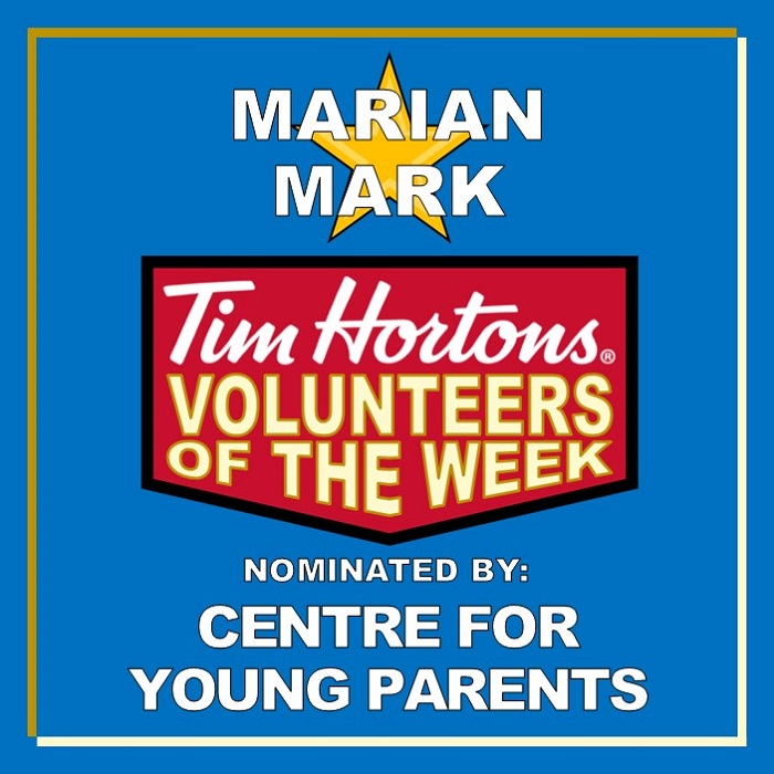 Marian Mark nominated by Centre for Young Parents