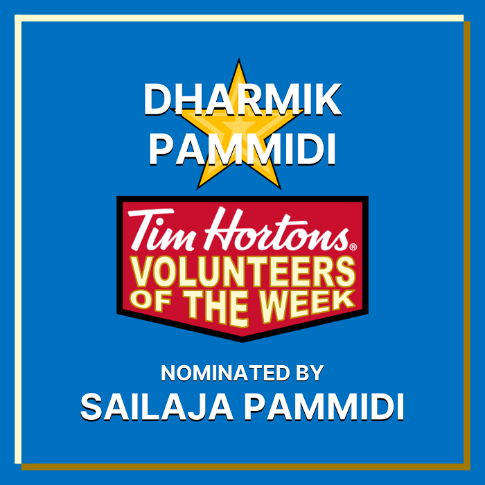 Dharmik Pammidi nominated by Sailaja Pammidi