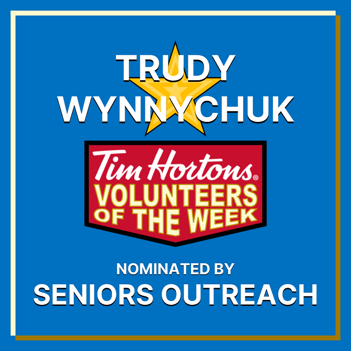 Trudy Wynnychuk nominated by Seniors Outreach