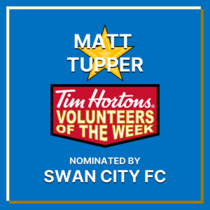 Matt Tupper nominated by Swan City FC