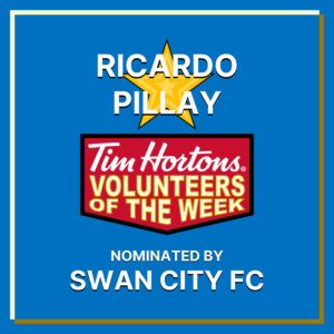 Ricardo Pillay nominated by Swan City FC