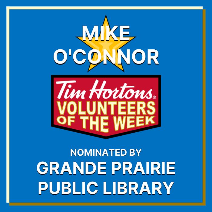 Mike O'Connor nominated by Grande Prairie Public Library