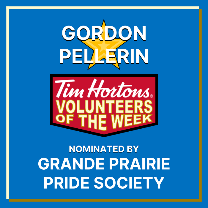 Gordon Pellerin nominated by Grande Prairie Pride Society