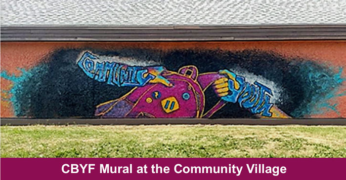 CBYF Mural at the Community Village