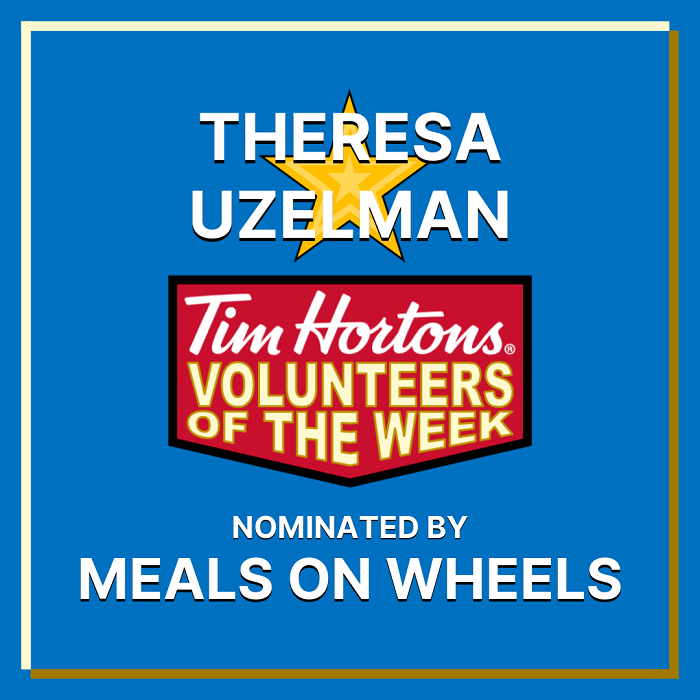 Theresa Uzelman nominated by Meals on Wheels