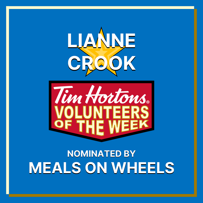 Lianne Crook nominated by Meals on Wheels