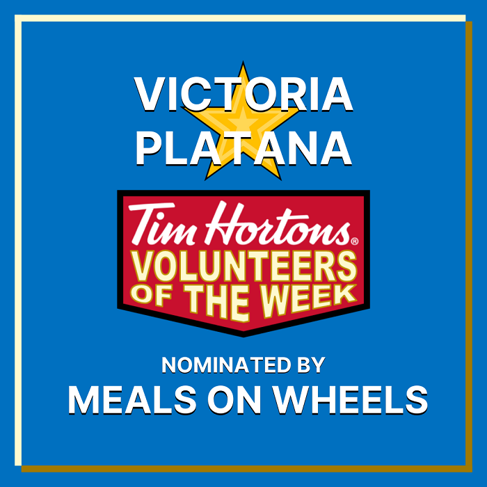 Victoria Platana nominated by Meals on Wheels