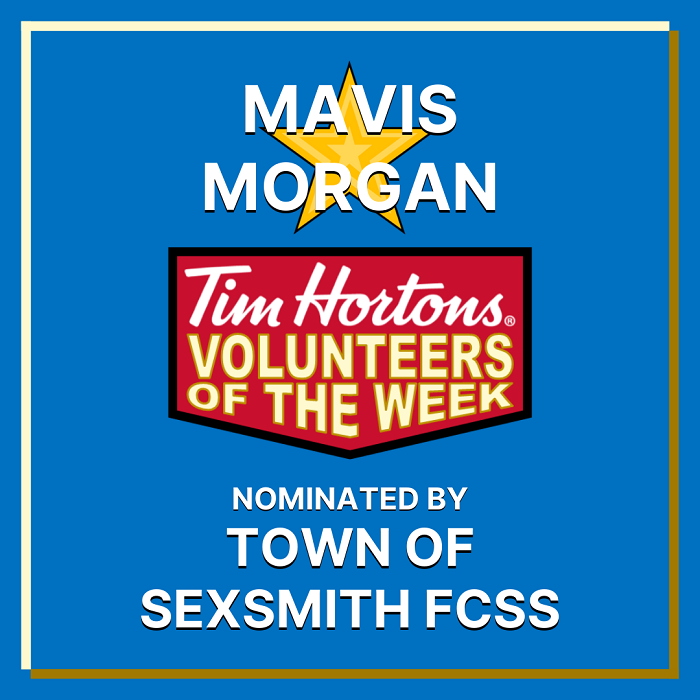 Mavis Morgan nominated by Town of Sexsmith FCSS