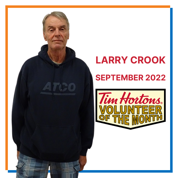 September Volunteer of the Month Larry Crook