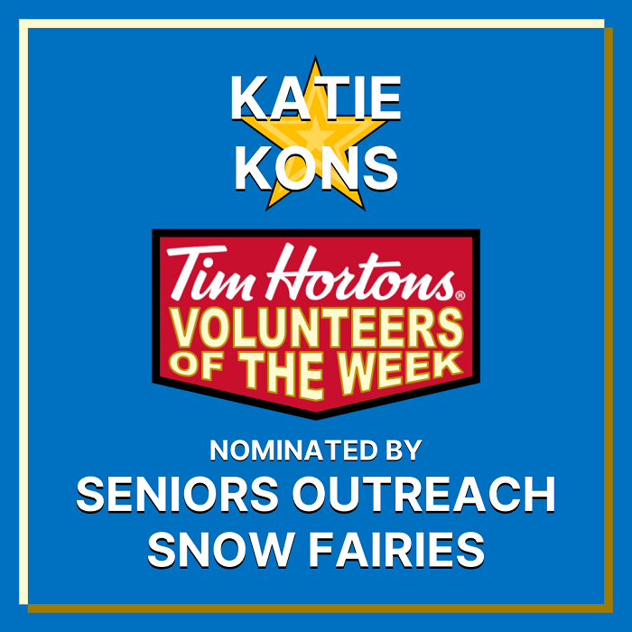 Katie Kons nominated by Seniors Outreach - Snow Fairies