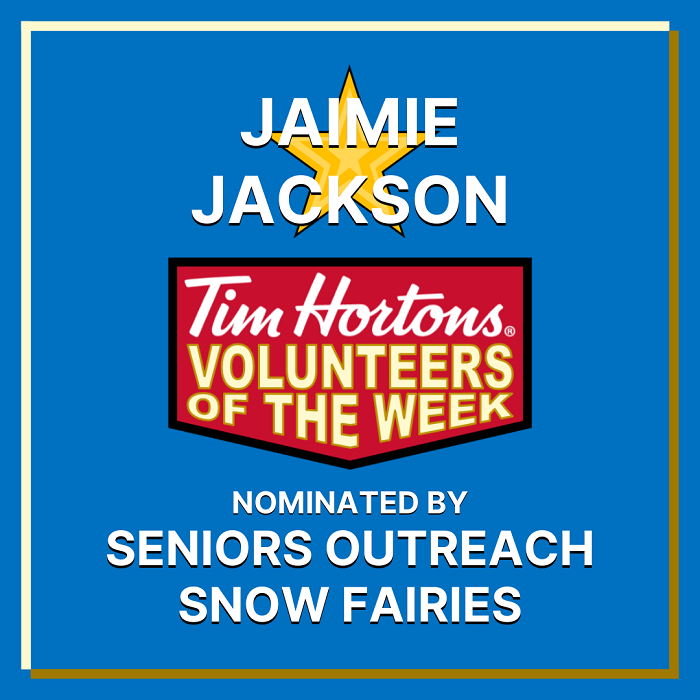 Jaimie Jackson nominated by Seniors Outreach - Snow Fairies