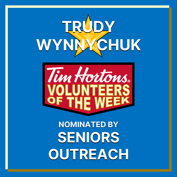 Trudy Wynnychuk nominated by Seniors Outreach