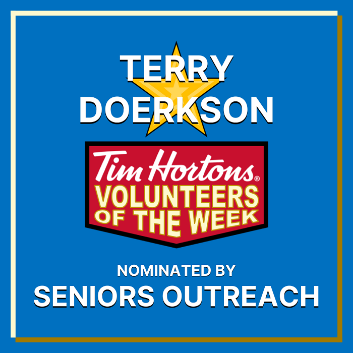 Terry Doerkson nominated by Seniors Outreach