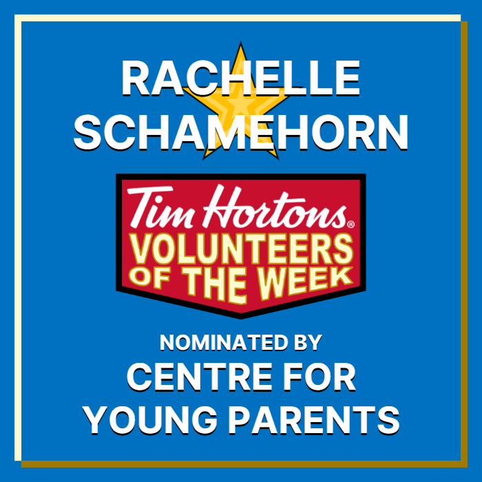 Rachelle Schamehorn nominated by Centre for Young Parents