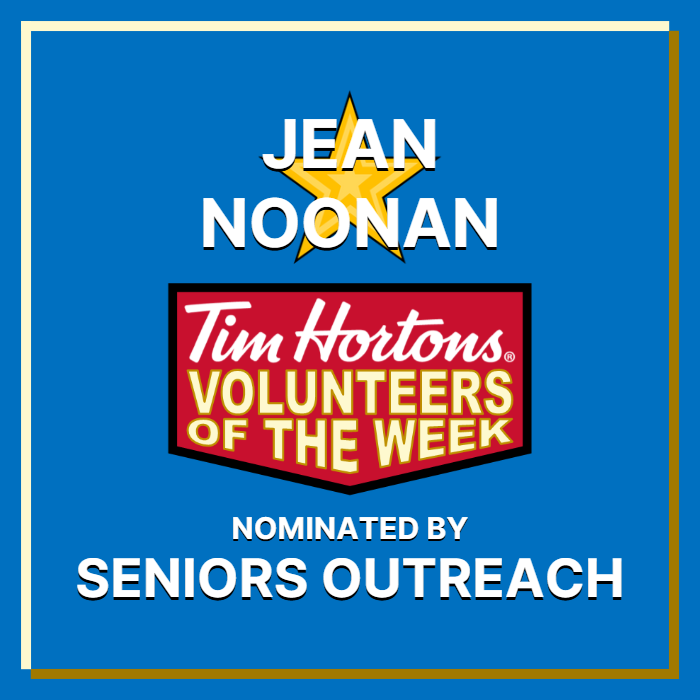 Jean Noonan nominated by Seniors Outreach