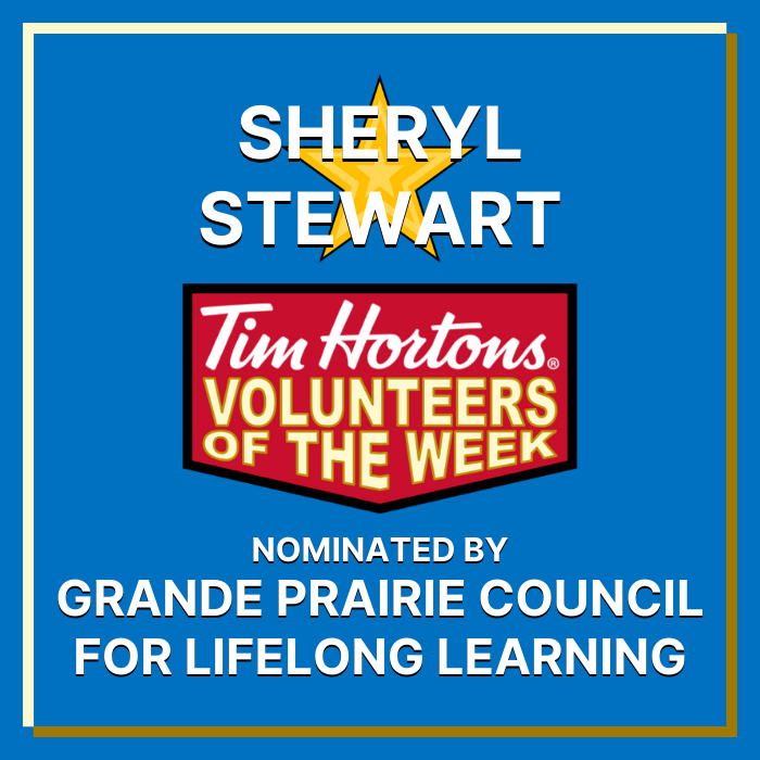 Sheryl Stewart nominated by Grande Prairie Council for Lifelong Learning