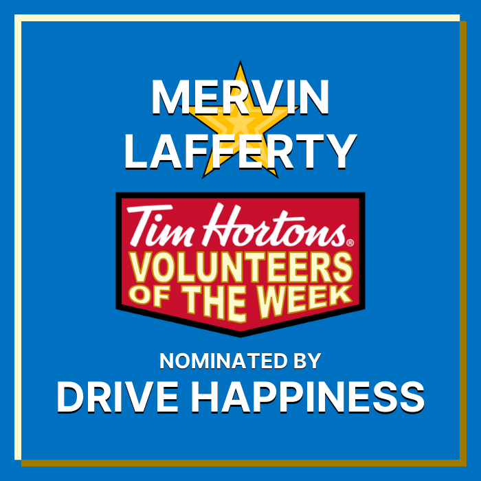 Mervin Lafferty nominated by Drive Happiness