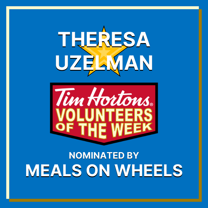Theresa Uzelman nominated by Meals on Wheels