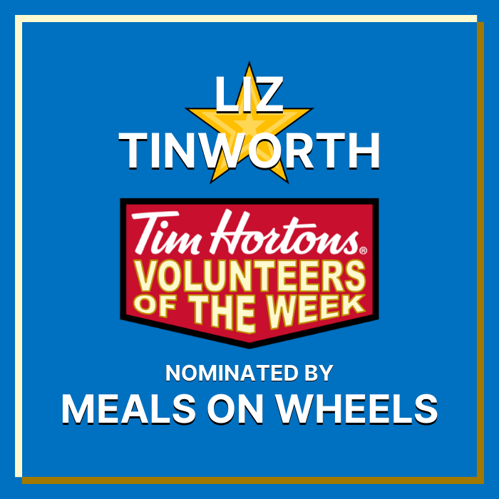 Liz Tinworth nominated by Meals on Wheels