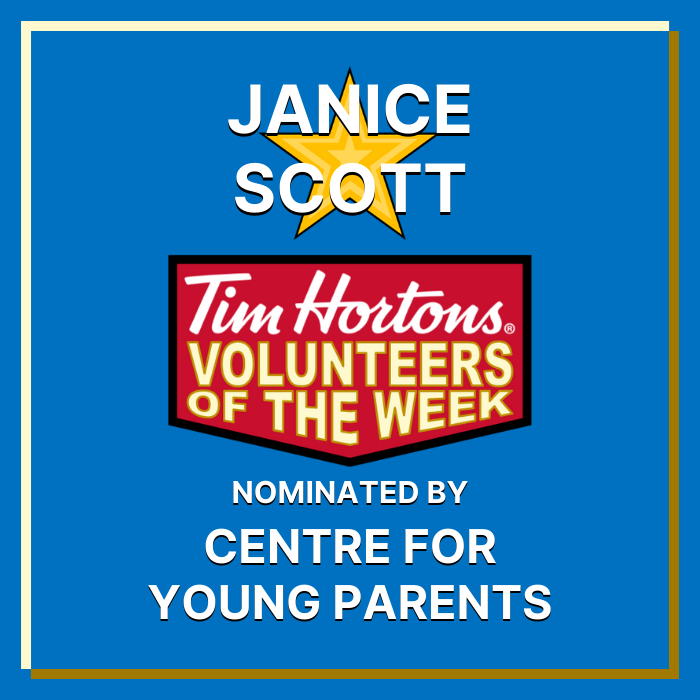 Janice Scott nominated by Centre for Young Parents