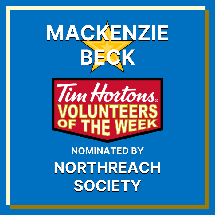 Mackenzie Beck nominated by Northreach Society