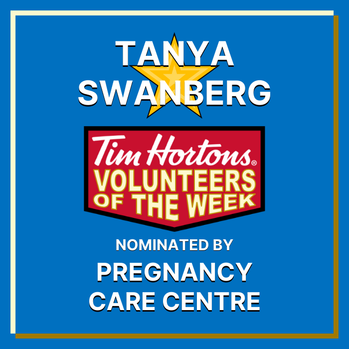 Tanya Swanberg nominated by Pregnancy Care Centre