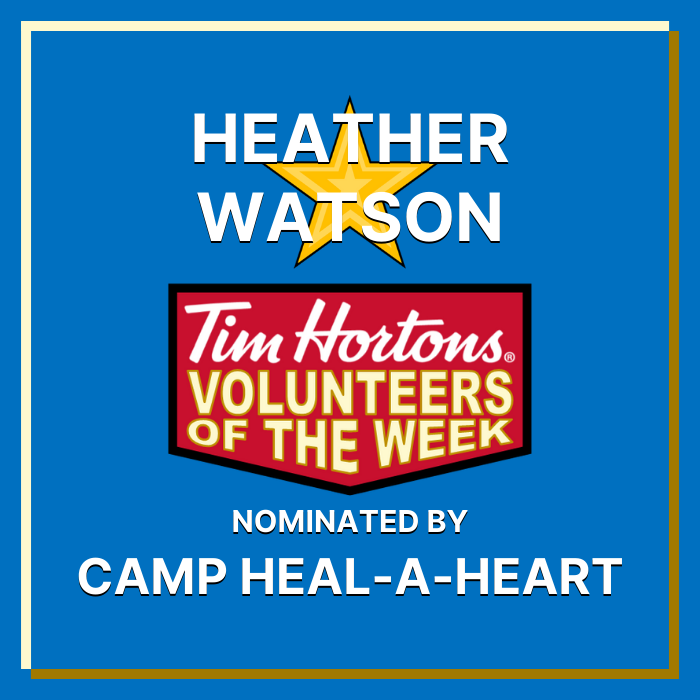 Heather Watson nominated by Camp Heal-A-Heart