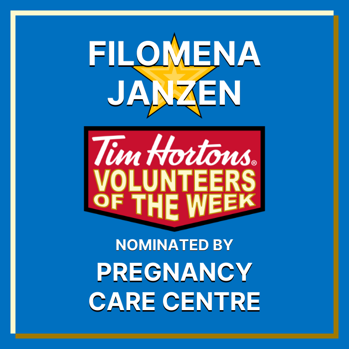 Filomena Janzen nominated by Pregnancy Care Centre