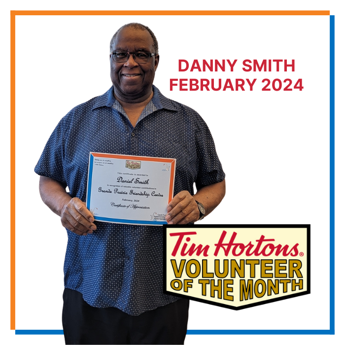 February 2024 Volunteer of the Month - Danny Smith