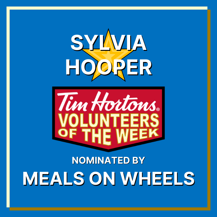 Sylvia Hooper nominated by Meals on Wheels