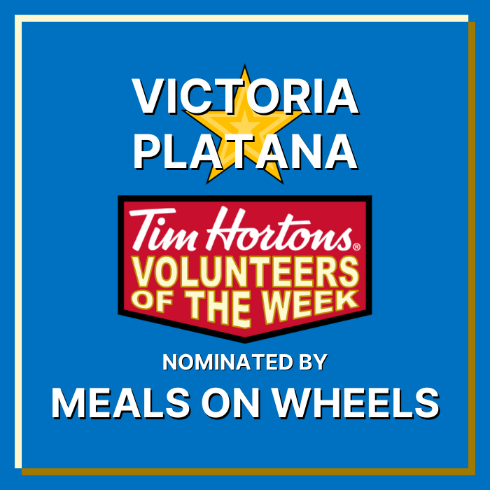 Victoria Platana nominated by Meals on Wheels