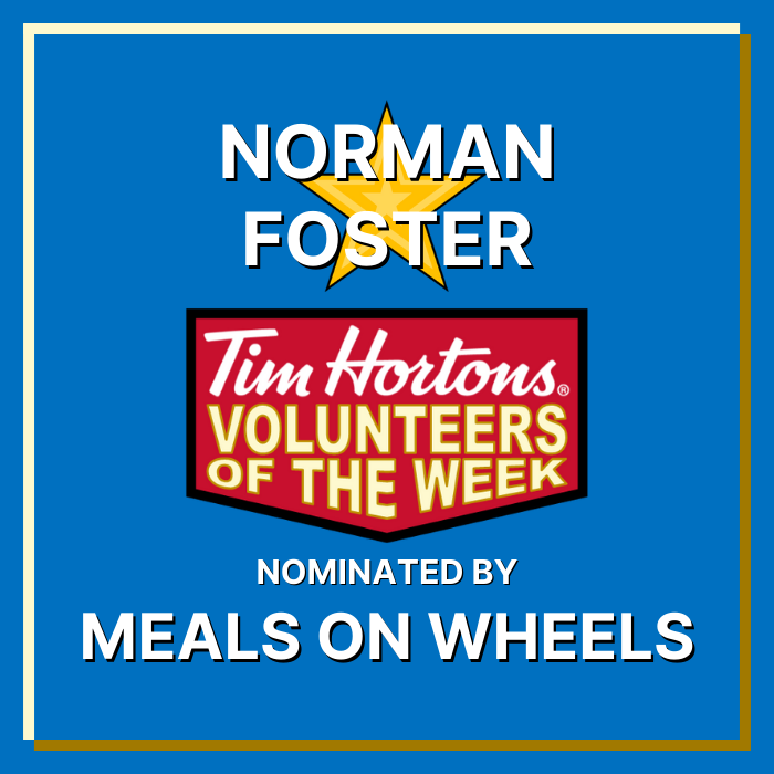Norman Foster nominated by Meals on Wheels