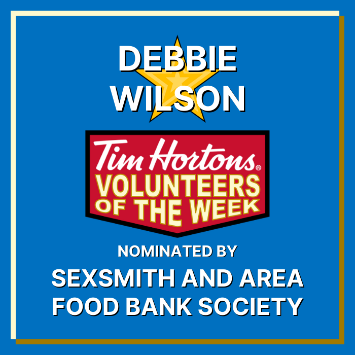 Debbie Wilson nominated by Sexsmith and Area Food Bank Society