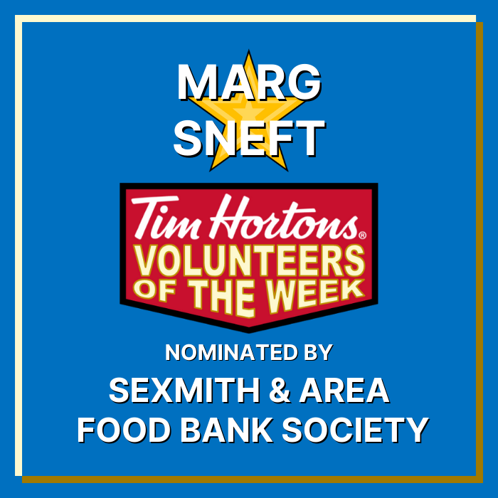 Marg Sneft nominated by Sexsmith and Area Food Bank Society